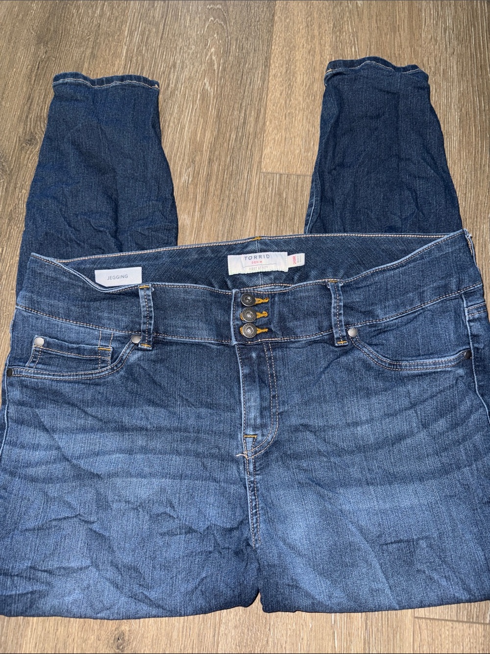 Torrid Jegging First at Fit Denim Blue Jeans size 20R